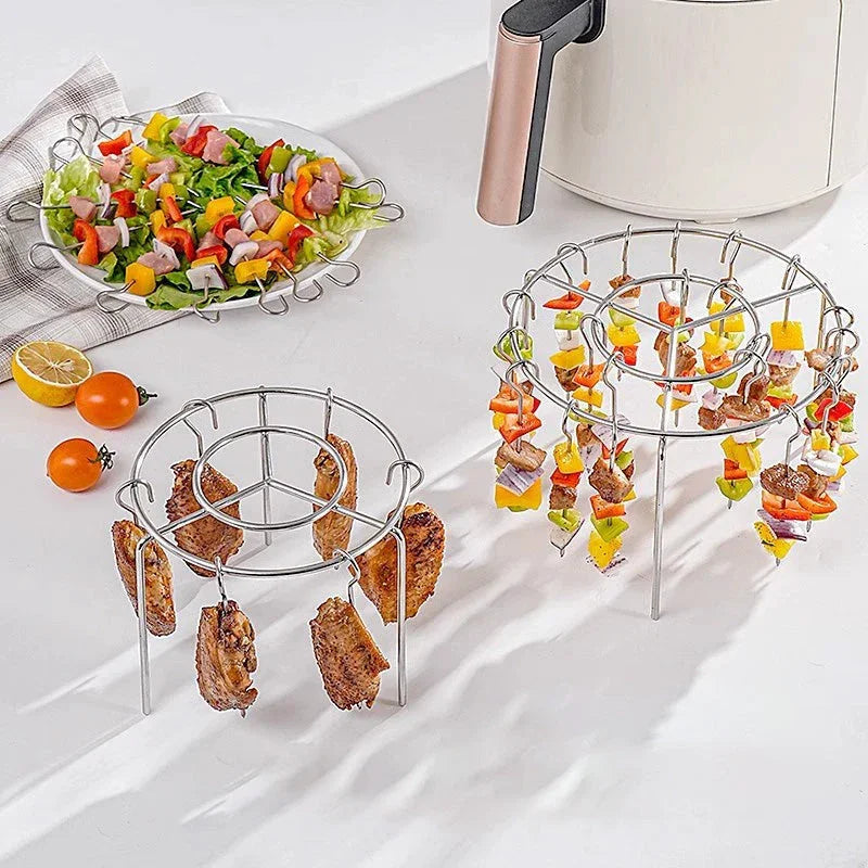 Gratis Verbrühungsschutzhandschuhe Für Eine Begrenzte Zeit🥩Heißluftfritteuse Vertikalspießgrill + Kostenlose Hitzebeständige Handschuhe 🍤