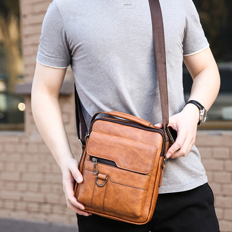 💼 52% OFF NOW! ✨ Men's Business Casual Large Capacity Bag - Durable Nylon with Laptop Compartment & Organized Pockets for Work & Travel 🚀👜