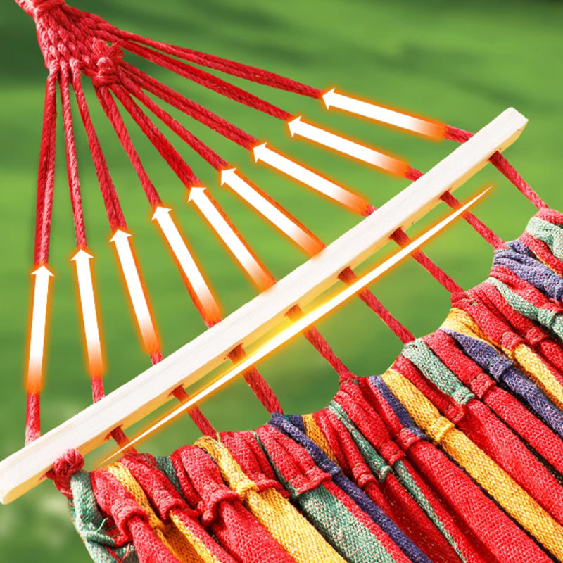 🏡Reinforced & Multi-Person Striped Hammock🌞 Your New Favourite Summer Spot