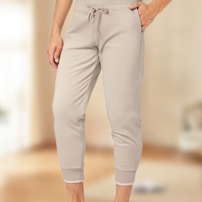 🎁Letzter Tag 50% Rabatt🔥Damen 2025 Ultraweiche Lounge Capri Jogger Sweathose Sport Yoga mit Taschen (JETZT 2 KAUFEN UND VERSANDKOSTENFREI ERHALTEN!!!)