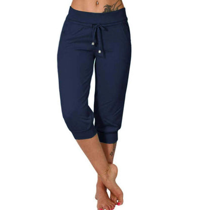 🎁Letzter Tag 50% Rabatt🔥Damen 2025 Ultraweiche Lounge Capri Jogger Sweathose Sport Yoga mit Taschen (JETZT 2 KAUFEN UND VERSANDKOSTENFREI ERHALTEN!!!)