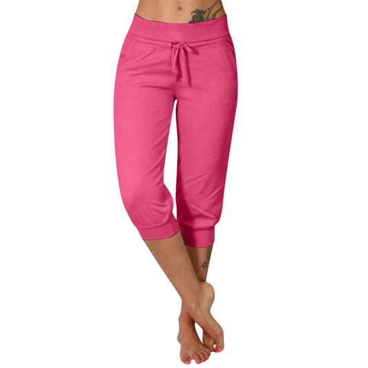 🎁Last Day 50% Off🔥Women's 2025 Ultra Soft Lounge Capri Joggers Sweatpants Athletic Yoga with Pockets (BUY 2 FREE SHIPPING!!!)