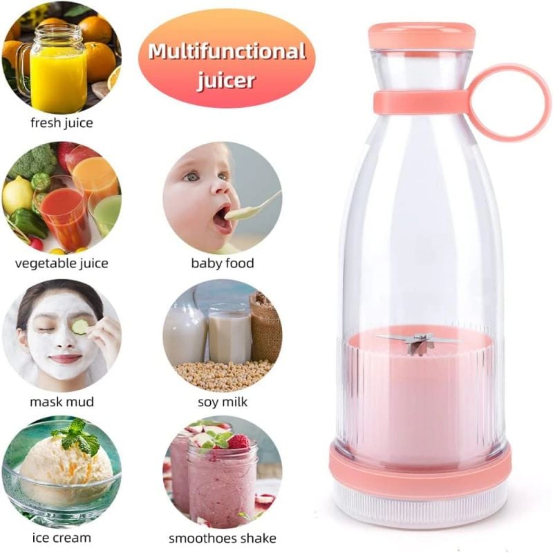 🥤🍊 Portable Juicer Bestseller – Fresh Juice Anytime, USB Rechargeable & Easy Clean ✨