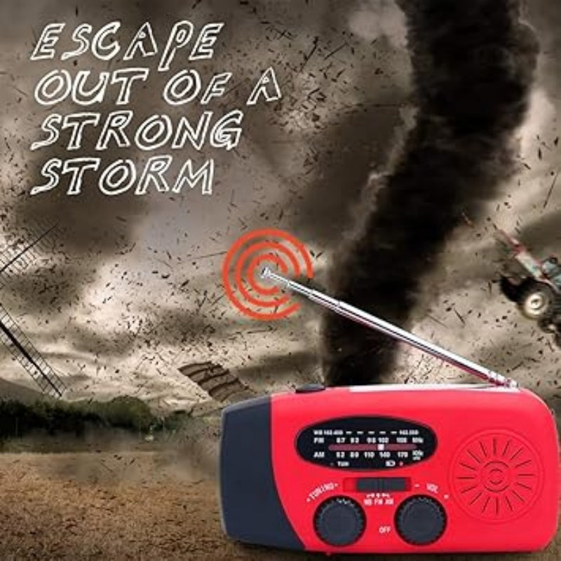 🔥2026 New Arrivals: 72% Off For Limited Time!🔥 Multifunctional Portable Solar Emergency Radio