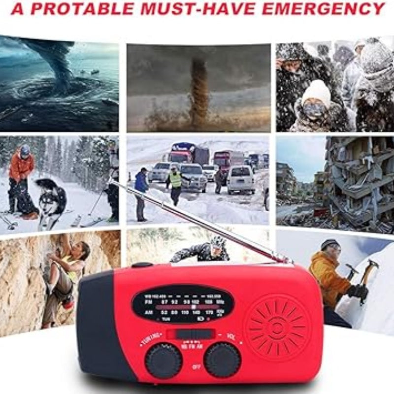 🔥2026 New Arrivals: 72% Off For Limited Time!🔥 Multifunctional Portable Solar Emergency Radio