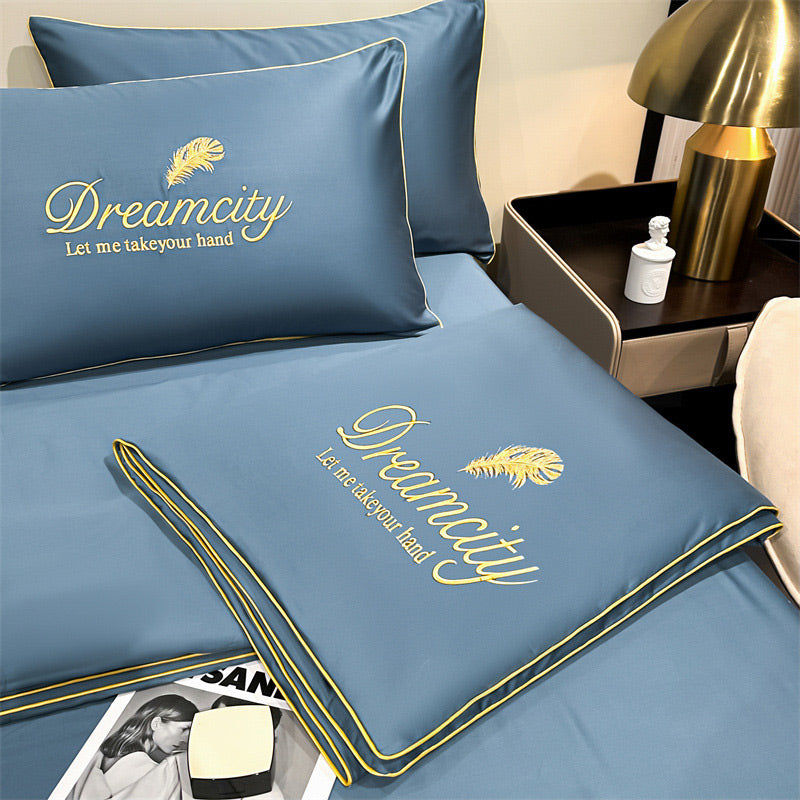 ☁️ Sleep Like on a Cloud | 2026 New Cool-Tech Bedding Set | Washable & Breathable 💤【50% OFF】