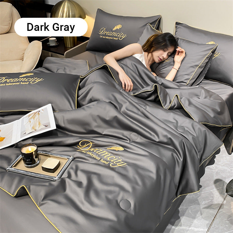 ☁️ Sleep Like on a Cloud | 2026 New Cool-Tech Bedding Set | Washable & Breathable 💤【50% OFF】