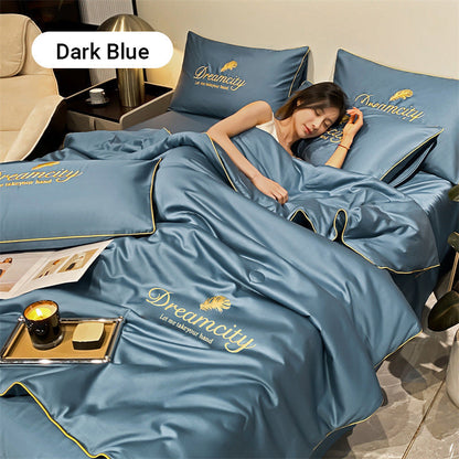 ☁️ Sleep Like on a Cloud | 2026 New Cool-Tech Bedding Set | Washable & Breathable 💤【50% OFF】
