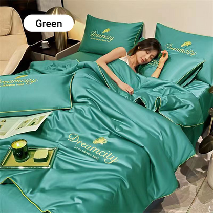 ☁️ Sleep Like on a Cloud | 2026 New Cool-Tech Bedding Set | Washable & Breathable 💤【50% OFF】