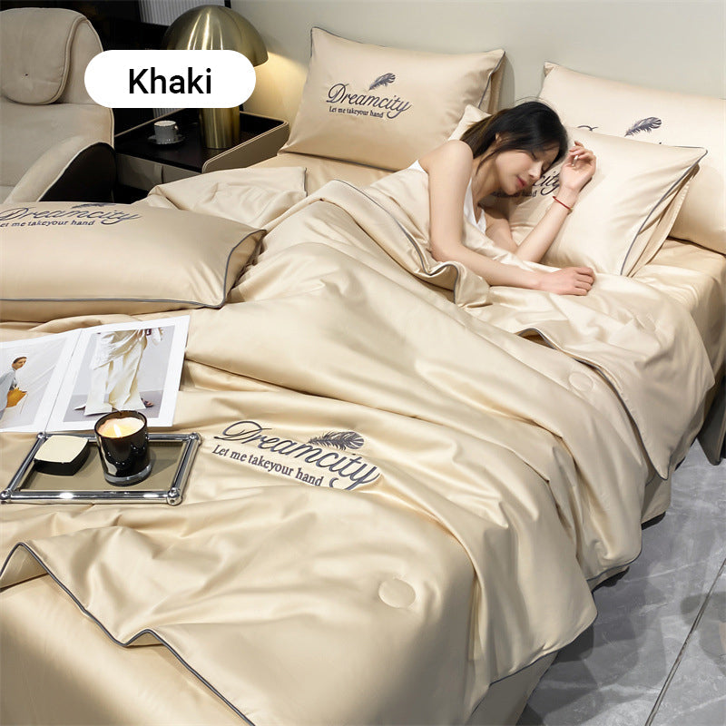 ☁️ Sleep Like on a Cloud | 2026 New Cool-Tech Bedding Set | Washable & Breathable 💤【50% OFF】