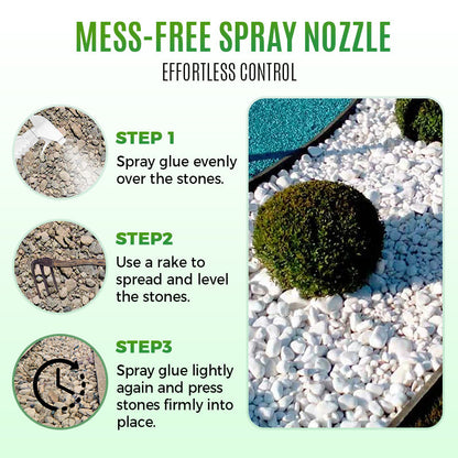 🌿Clear & Waterproof Rock Glue For Landscaping✨Transform Your Garden 💪🌿