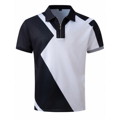 🏃‍♂️ Stay Cool & Stylish – Men's Fashion Breathable Quarter-Zip T-Shirt ✨