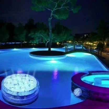 😍Underwater LED Lights (With Wireless Remote Control)🌈 Turn Your Pool Into A Party In Seconds 💦✨
