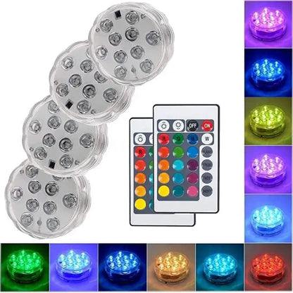 😍Underwater LED Lights (With Wireless Remote Control)🌈 Turn Your Pool Into A Party In Seconds 💦✨
