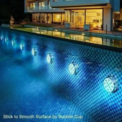 😍Underwater LED Lights (With Wireless Remote Control)🌈 Turn Your Pool Into A Party In Seconds 💦✨