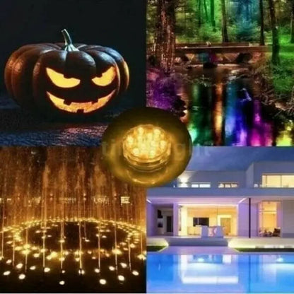 😍Underwater LED Lights (With Wireless Remote Control)🌈 Turn Your Pool Into A Party In Seconds 💦✨