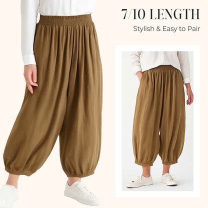 🎊2025 Neue Produkte👗High Waist Hose im Loose-Fit Laternen-Stil