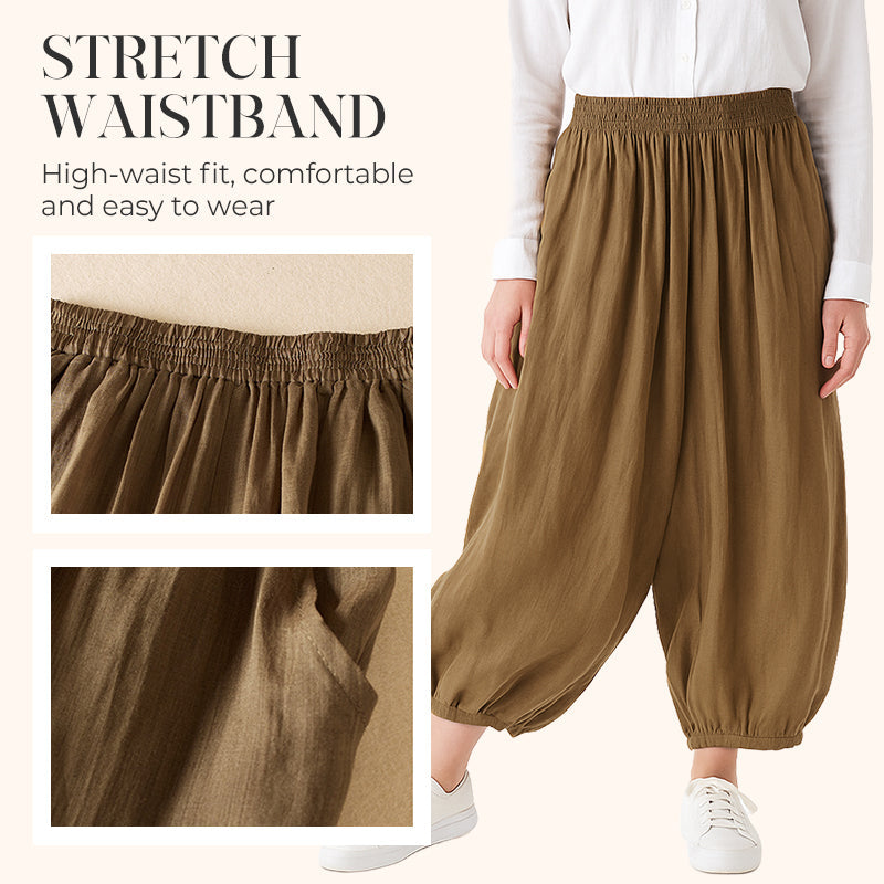 🎊2025 Neue Produkte👗High Waist Hose im Loose-Fit Laternen-Stil