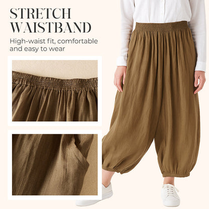 🎊2025 Neue Produkte👗High Waist Hose im Loose-Fit Laternen-Stil