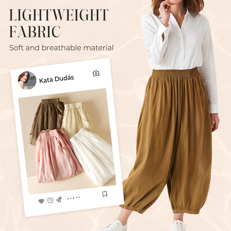 🎊2025 Neue Produkte👗High Waist Hose im Loose-Fit Laternen-Stil