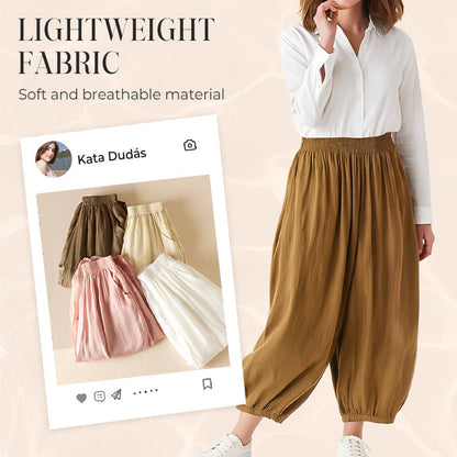 🎊2025 Neue Produkte👗High Waist Hose im Loose-Fit Laternen-Stil