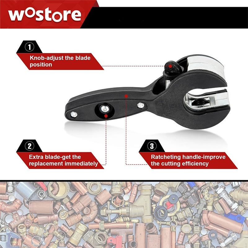 🔥 LAST DAY PROMOTION - 50%OFF 🔥 3-Piece Ratcheting Tubing Cutter Set
