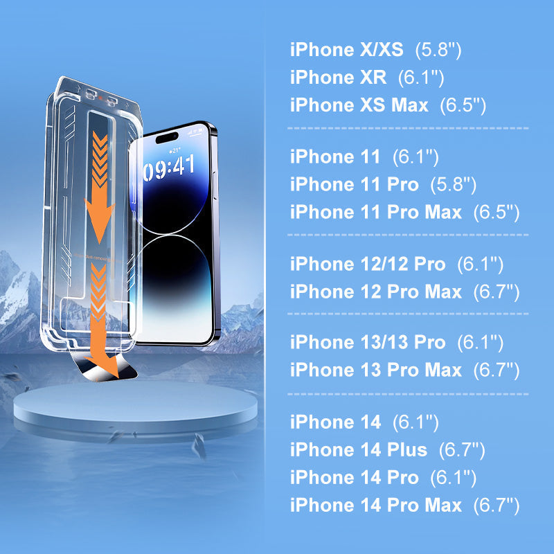 📱Screen Protectors for iPhone with Applicator