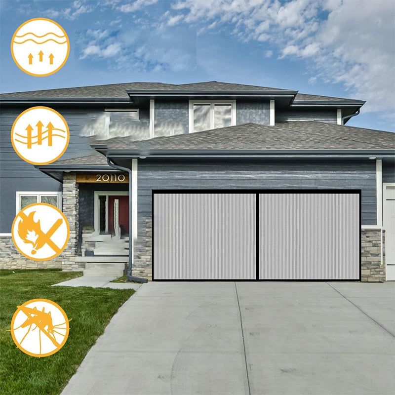🔥HOT SALE  50%OFF🦟🚫2-Pack Bug-Proof Garage Door Screen🌿 Fresh Air In. Bugs Out. Summer Sorted 🔥