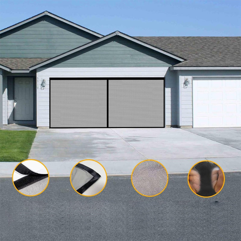 🔥HOT SALE  50%OFF🦟🚫2-Pack Bug-Proof Garage Door Screen🌿 Fresh Air In. Bugs Out. Summer Sorted 🔥