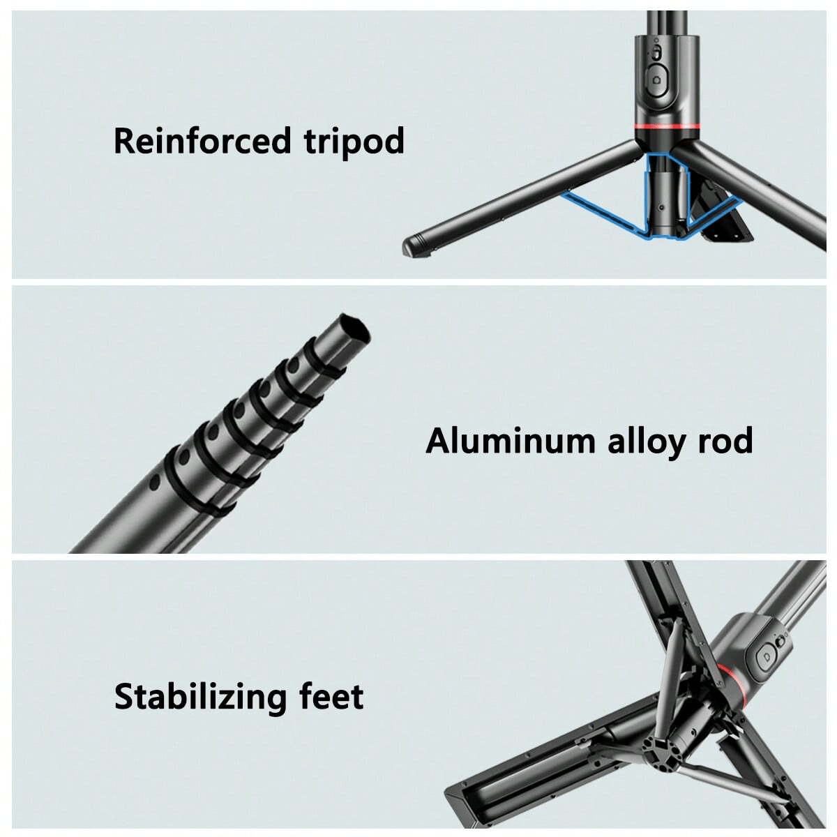 📸Ultimate Foldable Selfie Stick Tripod  – Perfect Shots Every Time!