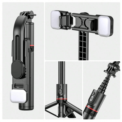 📸Ultimate Foldable Selfie Stick Tripod  – Perfect Shots Every Time!