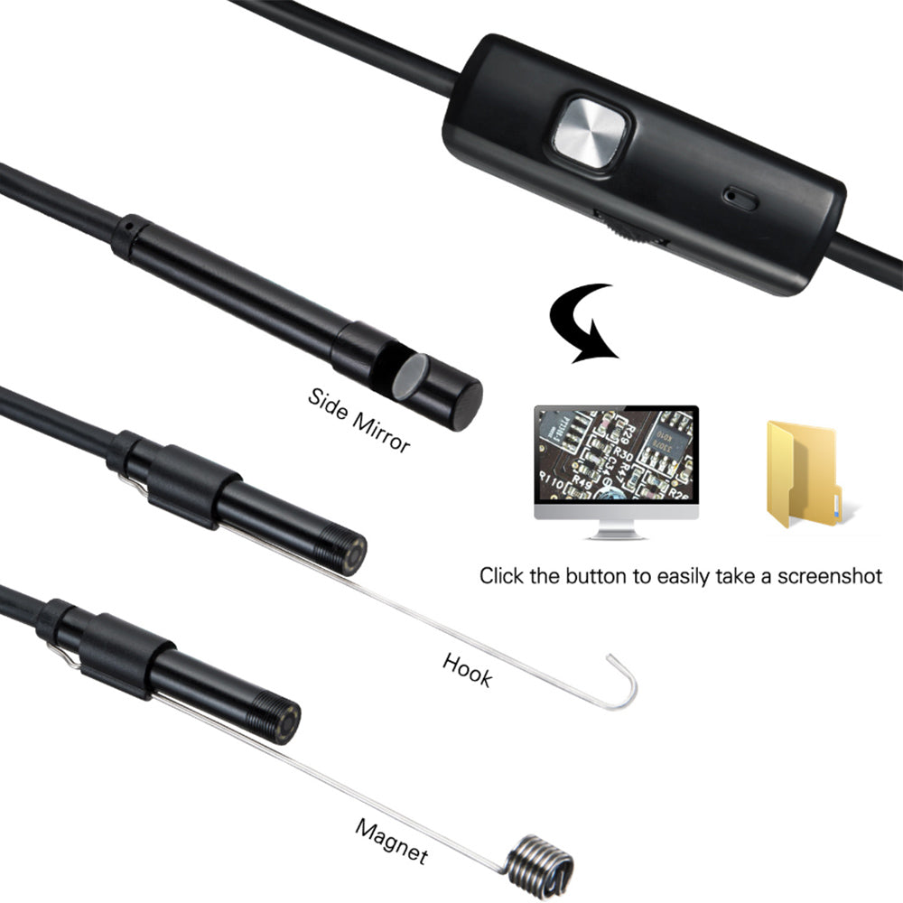 💎 50% OFF! 💎 Plug-and-Play Endoscope Camera – HD 1080p, IP67 Waterproof & Works Directly with iPhone, Android & iPad