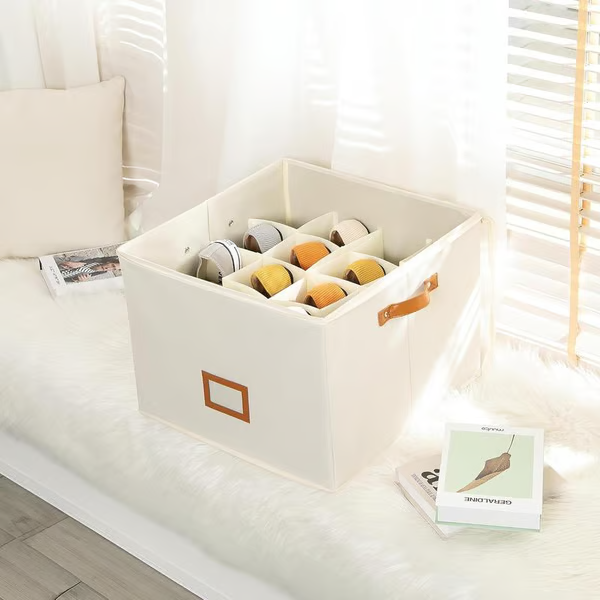 💥Fabric Shoe Organizer, Storage Box 👟Say Goodbye To Shoe Chaos 🚪