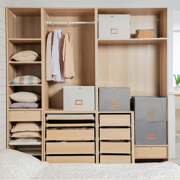 💥Fabric Shoe Organizer, Storage Box 👟Say Goodbye To Shoe Chaos 🚪