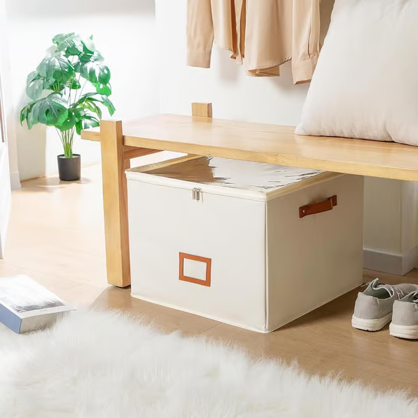 💥Fabric Shoe Organizer, Storage Box 👟Say Goodbye To Shoe Chaos 🚪