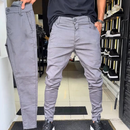 🔥2025 BEST SALE🔥Men’s Slim-Fit Casual Solid Color Pants