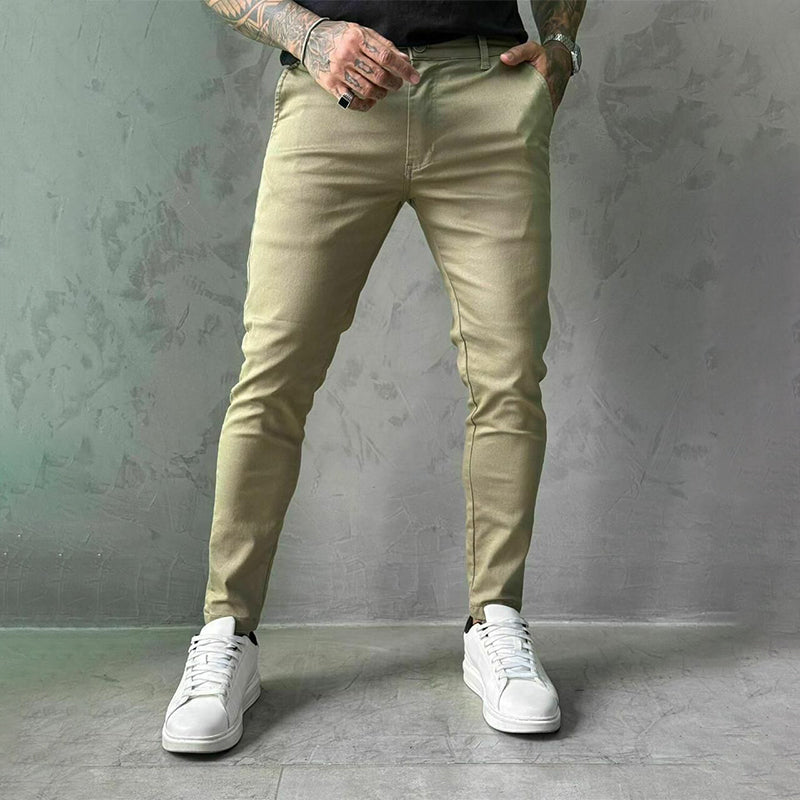 🔥2025 BEST SALE🔥Men’s Slim-Fit Casual Solid Color Pants