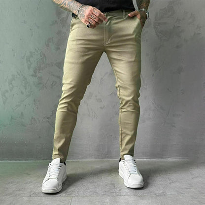 🔥2025 BEST SALE🔥Men’s Slim-Fit Casual Solid Color Pants