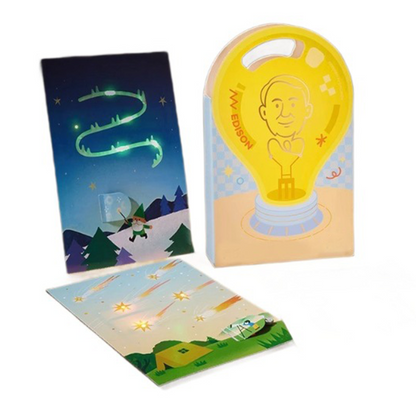 🎁Xmas Sale 50% OFF✨【Beginner Circuit Kit for Kids】✨ -16 Fun Games with Interactive Lights, STEM Kit for Ages 3-6!👼