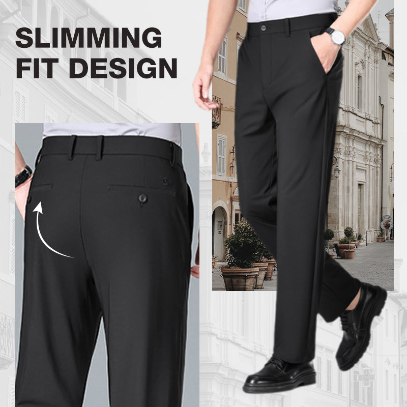 ❄️Stay Cool & Stylish 👖Men's Summer Breathable Stretch Straight Leg Pants