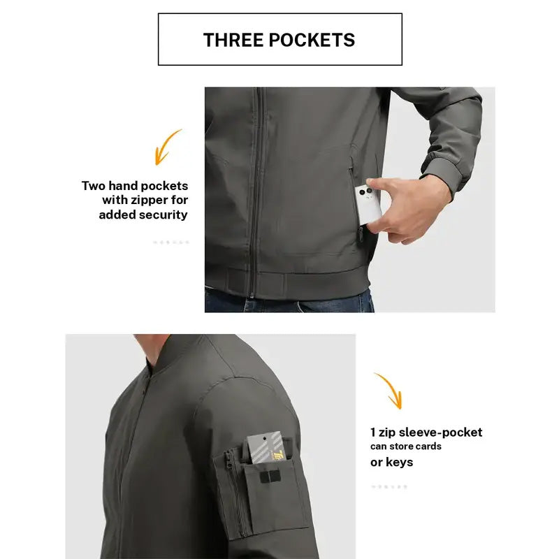 💥New Arrivals: 50% Off-Men's Lightweight Bomber Jacket