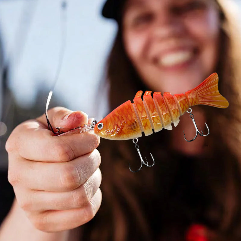 5PCS Lifelike Multi-Jointed Sinking Fishing Lure🎣 Helps You Double Your Catch 🐟