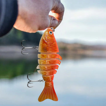 5PCS Lifelike Multi-Jointed Sinking Fishing Lure🎣 Helps You Double Your Catch 🐟