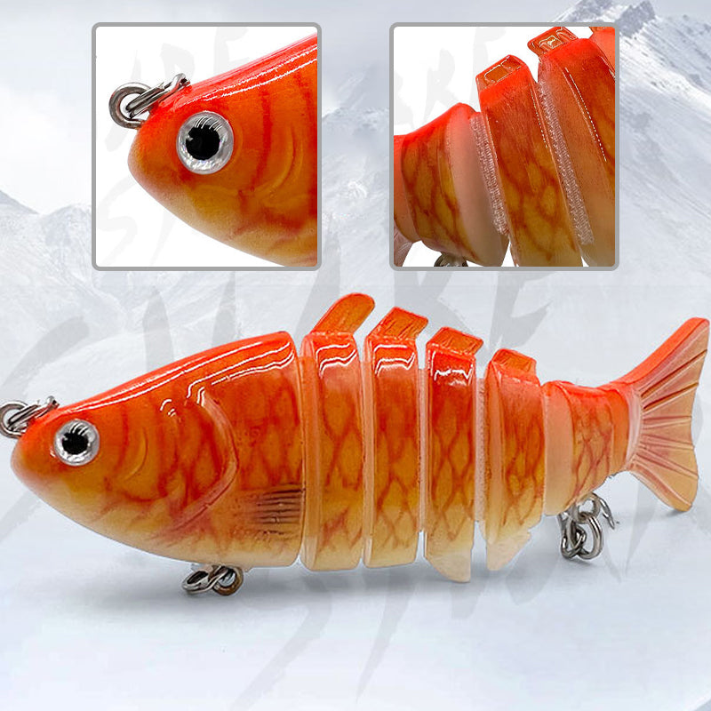 5PCS Lifelike Multi-Jointed Sinking Fishing Lure🎣 Helps You Double Your Catch 🐟