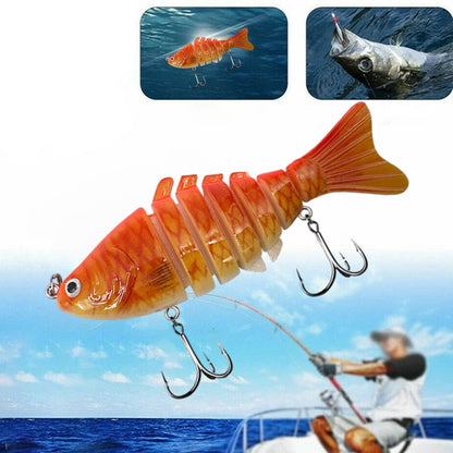 5PCS Lifelike Multi-Jointed Sinking Fishing Lure🎣 Helps You Double Your Catch 🐟