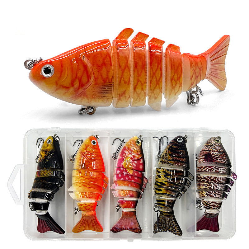 5PCS Lifelike Multi-Jointed Sinking Fishing Lure🎣 Helps You Double Your Catch 🐟