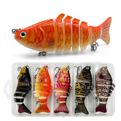 5PCS Lifelike Multi-Jointed Sinking Fishing Lure🎣 Helps You Double Your Catch 🐟