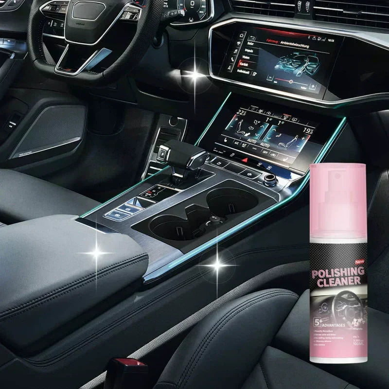 🚗BUY 1 GET 1 FREE !🔥Car Interior Polish Cleaner – Deep Cleaning, Restores Shine & Non-Toxic Formula ✨