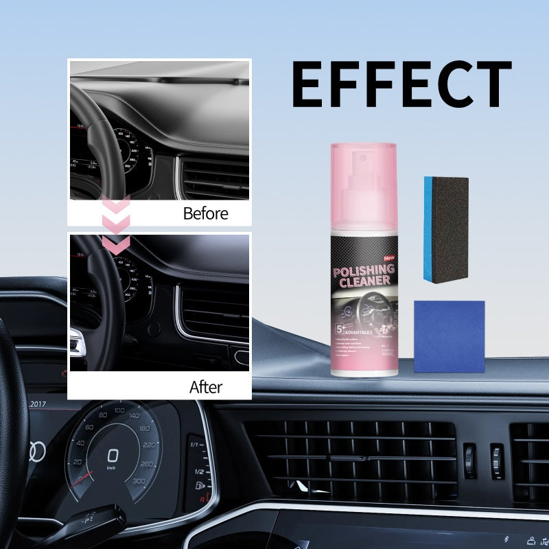 🚗BUY 1 GET 1 FREE !🔥Car Interior Polish Cleaner – Deep Cleaning, Restores Shine & Non-Toxic Formula ✨