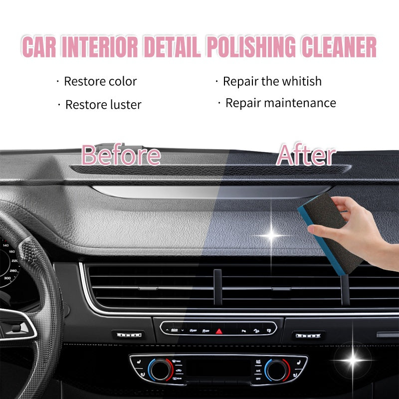 🚗BUY 1 GET 1 FREE !🔥Car Interior Polish Cleaner – Deep Cleaning, Restores Shine & Non-Toxic Formula ✨